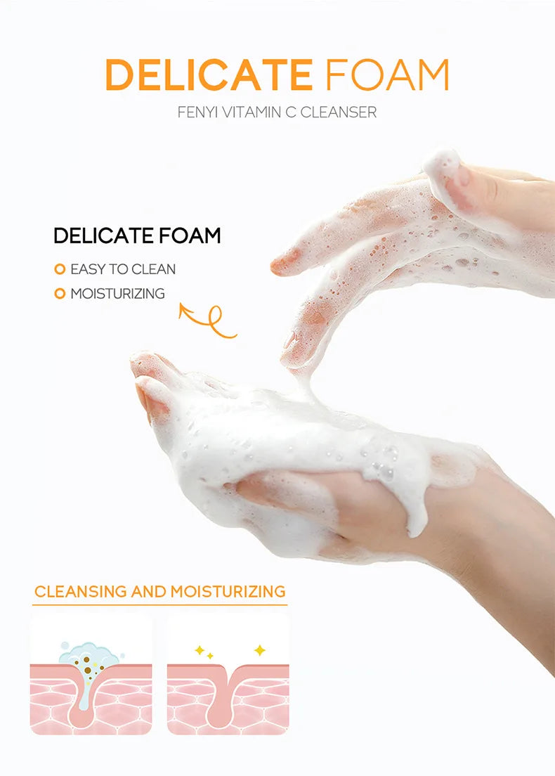 Nettoyant pour le visage à la vitamine